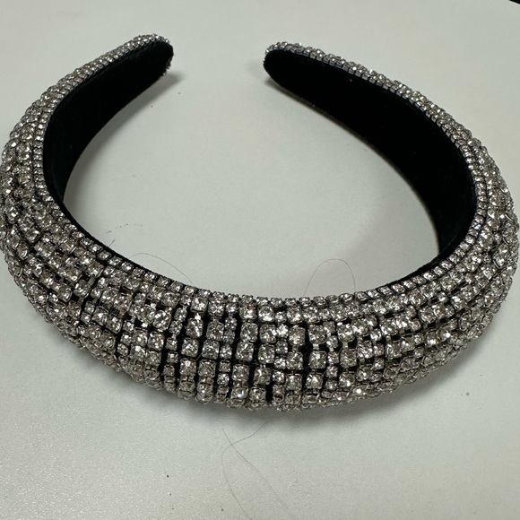 Thick crystal studded headband. - Picture 2 of 2